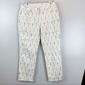 🌺3 FOR $20🌺 - Chico’s cropped pants 0 (4) white brown pants capris